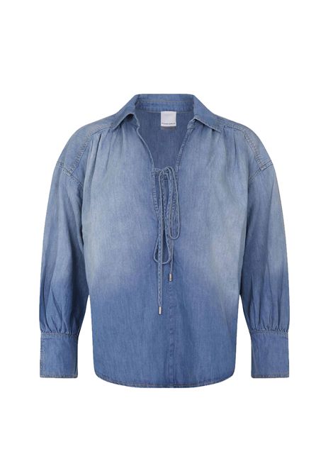 Camicia Pinko donna 104630 A2DT Calahari blu denim light blusa PINKO | Camicie | 104630 A2DTPJO